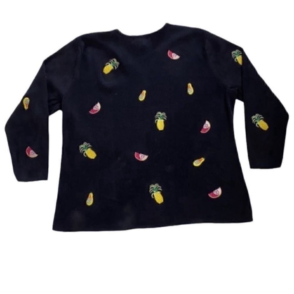 Lily Stanhope Cottage Tropical Cardigan (Size 1X)